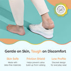 ZenToes U-Shaped Felt Callus Pads, Self-Stick Cushions, 24 Count | Thick padding offloads pressure from that one stubborn spot, stays put all day. Trim to fit, latex-free