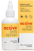 Active Skin Repair First Aid Hydrogel with Medical Grade Hypochlorous, 3 oz | Natural and non-toxic, hypochlorous acid, no-sting formula, minor cuts, scrapes, rashes, sunburns, repairing ointment