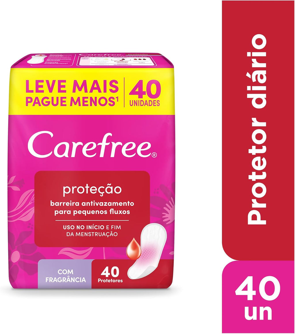 Carefree Panty Liners 40 pieces