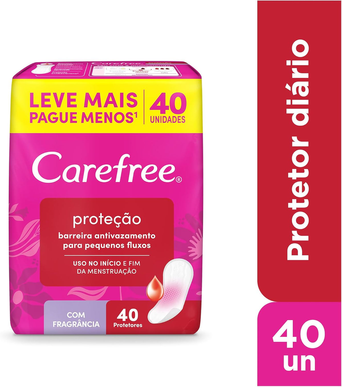 Carefree Panty Liners 40 pieces