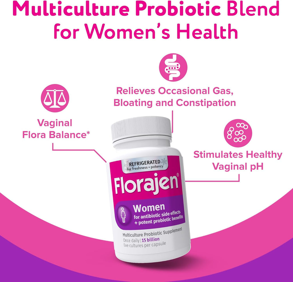 Florajen Probiotic Supplements 60 capsules