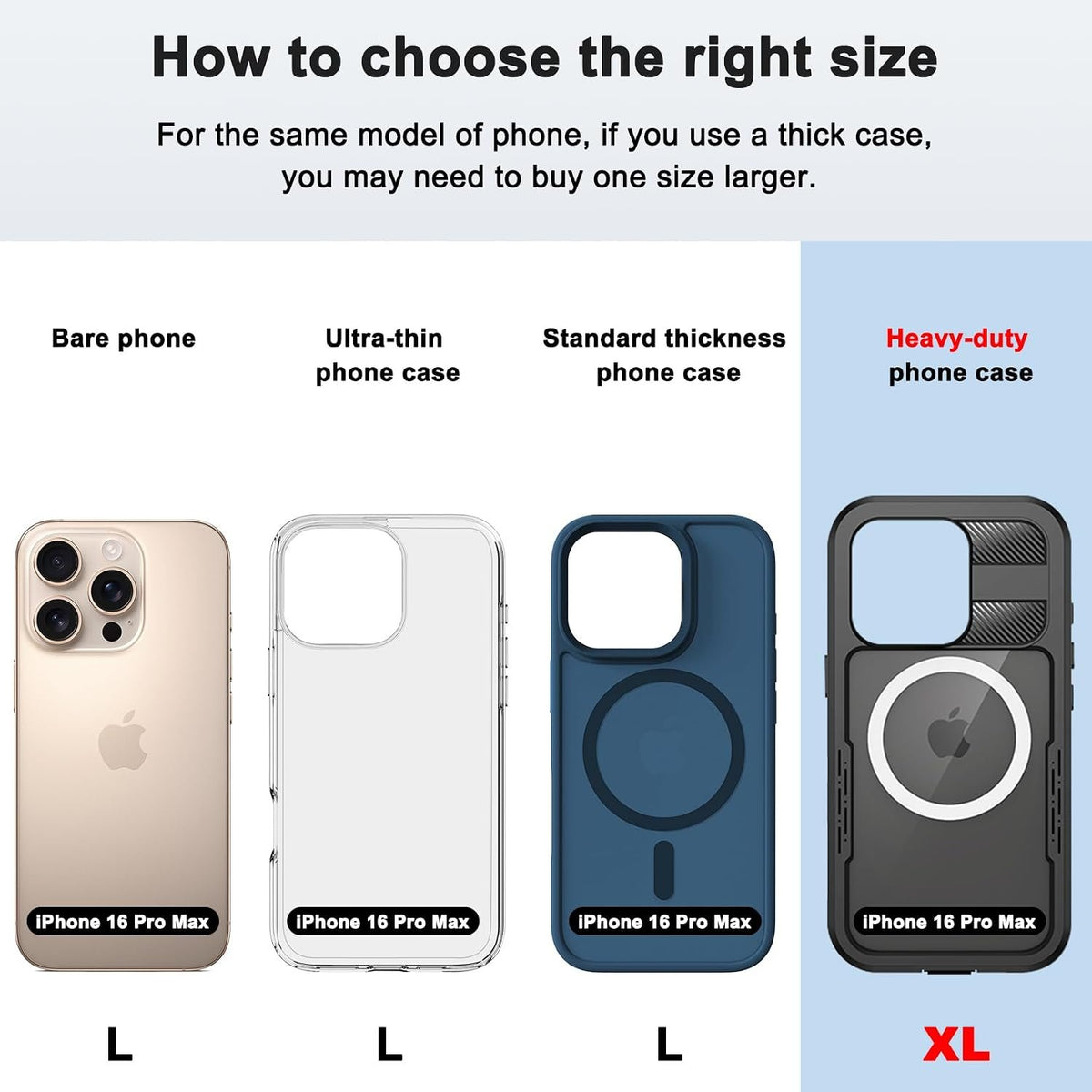Cell Phone Holster with Card Holder Pouch Belt Clip Men for iPhone 17 Air 16 15 14 13 12 11 Pro Max Plus Samsung Galaxy S25 S24 S23 S22 Plus FE, L-Black