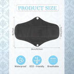 Reusable Menstrual Pads, Cloth Pads for Heavy Flow with Wet Bag, Large Sanitary Pads Set with Wings for Women, Washable Overnight Cloth Panty Pad Liners (Style c)