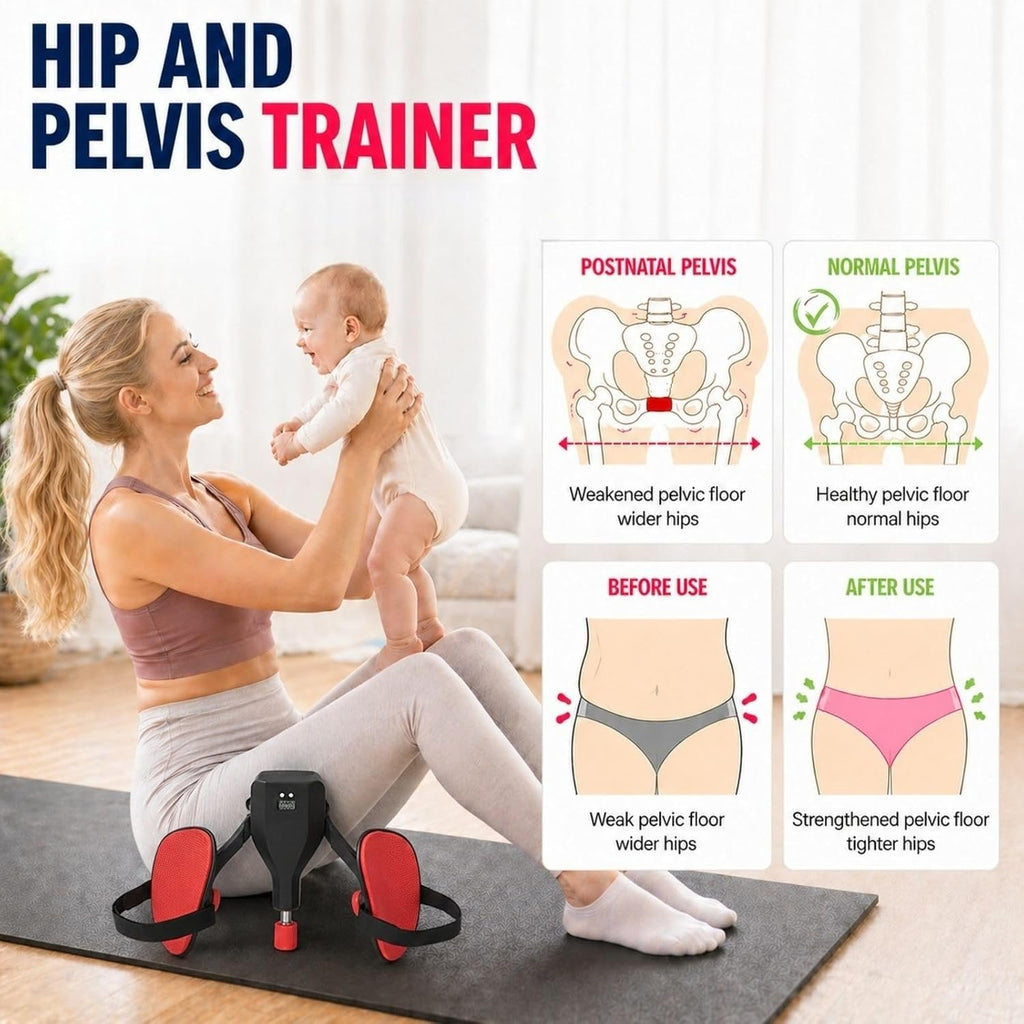 Thigh Trainer Master, 22-77lbs Adjustable Inner Thigh Exerciser for Pelvic Floor Strengthening, Kegel Exercise Equipment for Women and Men, Leg Shaping, Yoga and Home Workout
