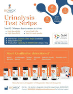 Biowick UTI Home Test Kit | 3 Urine Test Strips | Early UTI Detection at Home | Clinically Tested | Tests Leukocytes & Nitrites | Hygienic & Accurate | Self-Testing Kit | Ideal for Women & Seniors