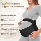Maternity Belt Pregnancy Belly Band 3 in 1 Support Belt for Pregnant Women