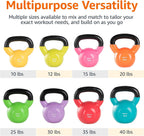 Amazon Basics Vinyl Kettlebell