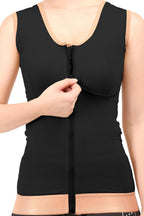 Post Liposuction Medical Compression Vest for Women || HIGH COMPRESSION || Cotton Fabric || Breast and 360 Degree Abdomen Compression || Surgical Recovery Supporter