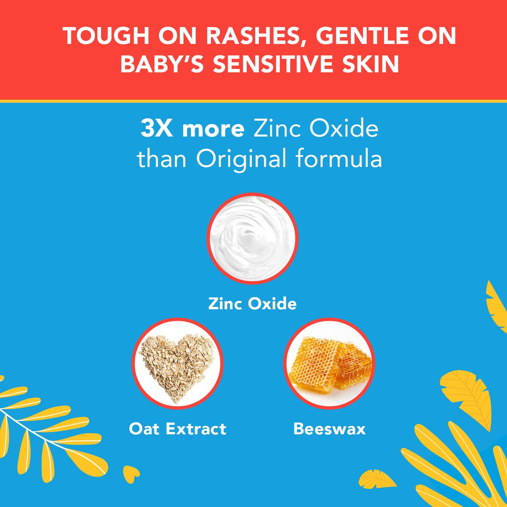 Triple Paste 3X Max Strength Diaper Rash Ointment, 40% Zinc Oxide, 2 oz