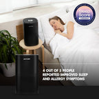 PuroAir 240 HEPA Air Purifiers for Home Pets Air Cleaner up to 1,000 Ft² - HEPA Filter + CarbonTech up to 500X Stronger - Cleans Air Fast - Auto, Sleep Modes Air Purifiers for Bedroom, Office, Dorm