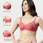 Enamor Innovations Fabcool Encircled Side Support Shaper, Non Padded, Wirefree, High Coverage, Women's Cotton Everyday Bra - A042 (Available in Plus Sizes)