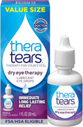 TheraTears Dry Eye Drops, Lubricating, 1 Fl Oz | Lubricating Eye Drops for Dry Eyes, Immediate Long Lasting Relief