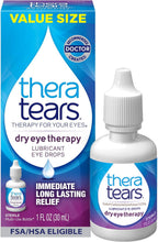 TheraTears Dry Eye Drops, Lubricating, 1 Fl Oz | Lubricating Eye Drops for Dry Eyes, Immediate Long Lasting Relief