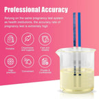 Ovulation Test Strips, 50 LH Ovulation Predictor Kit with 50 Collection Cups, Over 99% Accurately Track Ovulation Test
