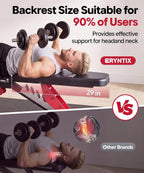 Adjustable Weight Bench,Foldable Pro Heavy-Duty Workout Bench