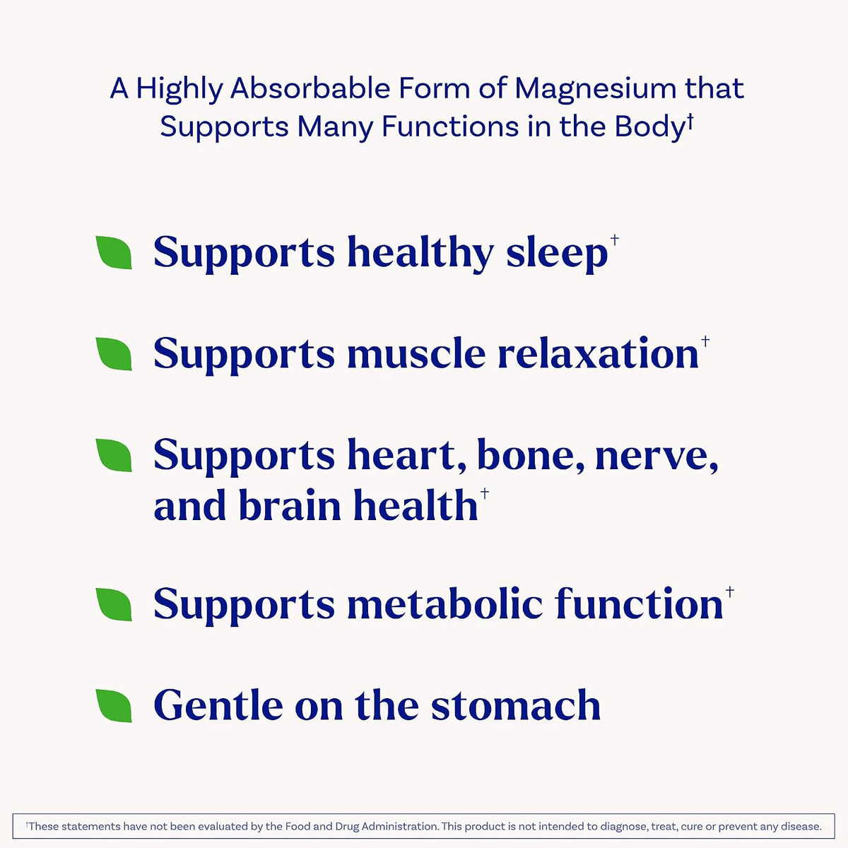 Natrol High Absorption Magnesium Glycinate 240 mg, 60 Capsules | Supports Healthy Sleep & Body, Gentle on Stomach, Supports Muscle Relaxation, Heart, Bone, Nerve & Brain Health