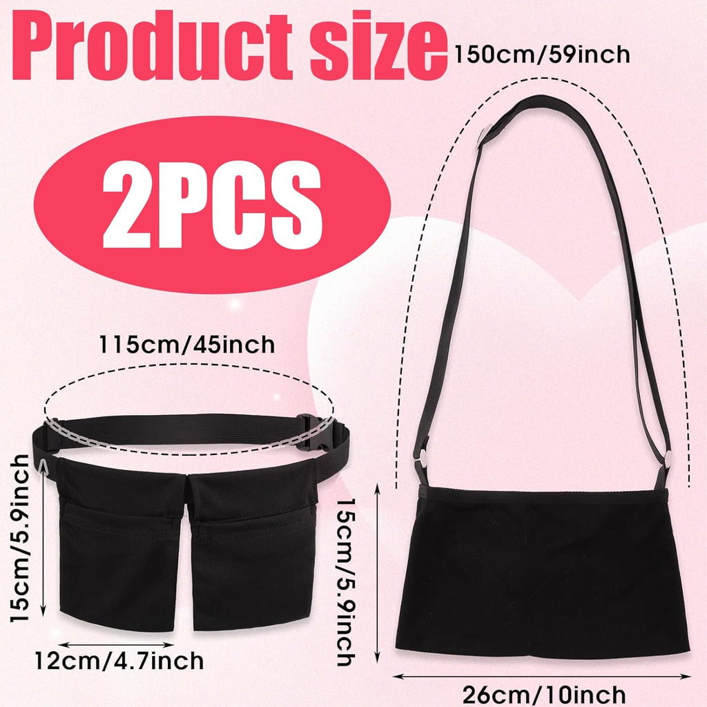 Tummy Drain Bottle Holder, Post Surgery Drain Bag Holder for Breast Surgery Adjustable Comfortable Breathable Great for Post-Surgery Care Includes 2 Bags