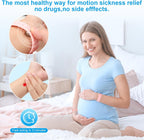 Motion Sickness Bracelets for Adults & Kids Sea Sickness Wristbands for Travel Anti Nausea Bands for Motion & Morning Sickness Relief for Pregnant Women-Ideal for Car Air Cruise Travel-Star Light
