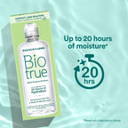 Biotrue Contact Solution, Multi-Purpose Solution with Lens Case, Cleans, Conditions, Hydrates, Disinfects, Removes Protein, Dirt & Debris, Contact Lens Cleaner & Storage, 10 Fl Oz (Pack of 2)