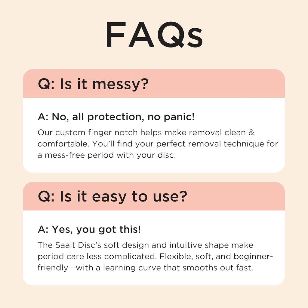 saalt Menstrual Cups and Discs