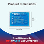 Rapid Relief Gel Ice Pack, Reusable Cold Pain Relief, Small 4x6 Inch 1 Ct