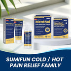 Sumifun Overnight Pain Relief Patches - Cold Hot Pain Patch with Lavender Scent - Menthol Pain Reliver for Knee & Lower Back Pain Relief Sore Muscle Relief (15 Counts(Pack of 1), Lavender)