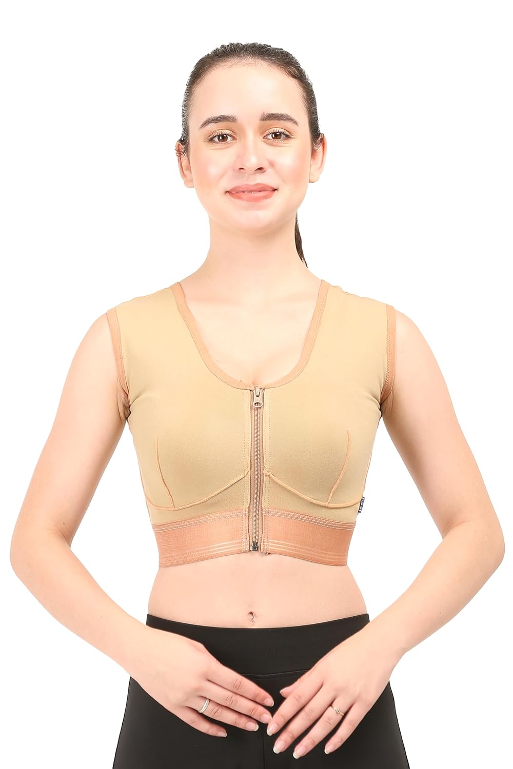 Post Surgery Medical Compression Bra || Moderate Compression || Cotton Fabric || Sports Bra || Breast Augmentation Bra || Surgical Recovery Supporter ||