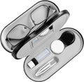 AITIME 2 in 1 Contact Lens and Glasses Case Combo,Contact Travel Case Kit | Double Sided Eye Contact Case with Remover Tool,Storage Organizer Accessories,Cute Eyeglasses Case with Contact Holder