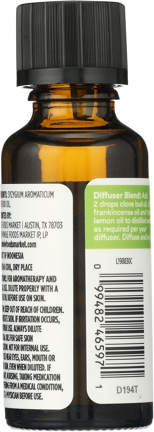 365 by Whole Foods Market, 100% Essential Oil Clove Bud, 1 Ounce