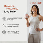 Menoveda Ámaya Ayurvedic PCOD Care Supplement for Women with 13 Herbs | Supports Hormonal Balance, Joint & Physical Health | With Haldi, Shatavari, Ashwagandha, Moringa, and Guggulu | 60 Tablets