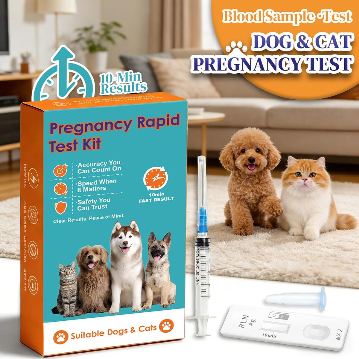 Home Pregnancy Test for Dog and Cat