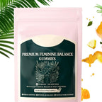 Premium Feminine Balance Gummies - for Women’s Health & Wellness - Immune Support - Vegan, Gluten-Free & Halal - Hawaiian Pineapple - 60 Gummies - 30 Servings