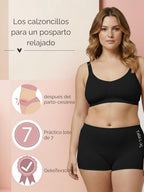 Herzmutter Postpartum Underwear - Pack of 7 - Postpartum Underwear - Post C-section - Briefs-Moms Panties - 9400