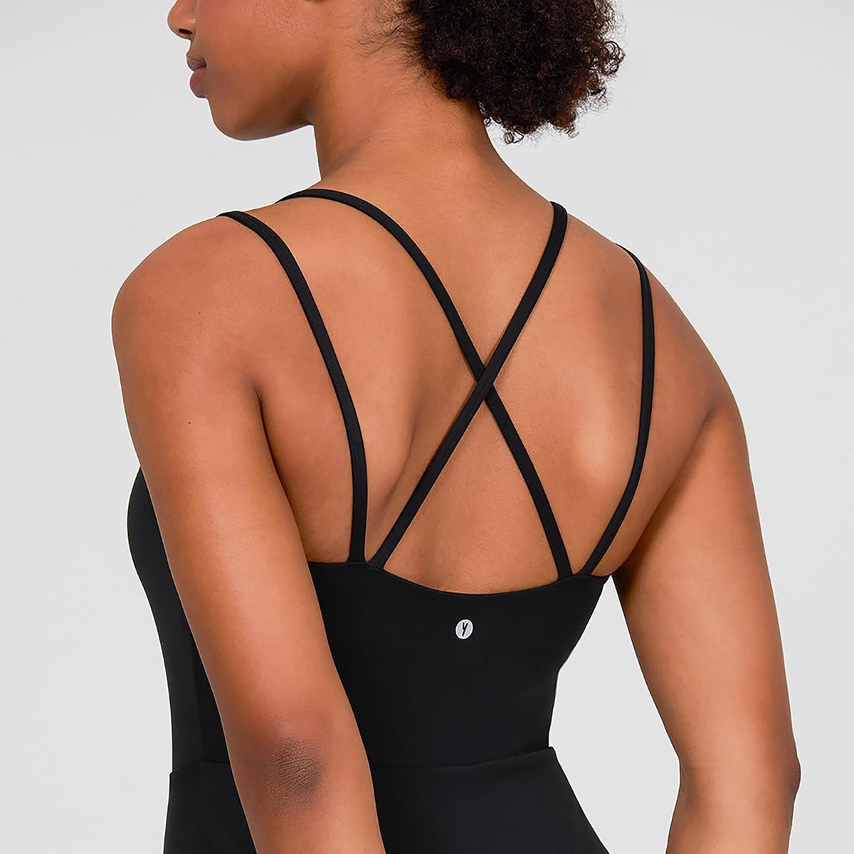 YITTY Active Women's Ultraluxe Strappy Tennis Dress with Built in Short, Athleisure, 4-Way-Stretch