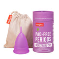 Sirona Reusable Menstrual Cup for Girls & Women | Large Size with Pouch (Pack of 1) | Ultra Soft, Odour & Rash Free | 100% Medical Grade Silicone | Protection for Up to 8-10 Hours | US FDA Registered