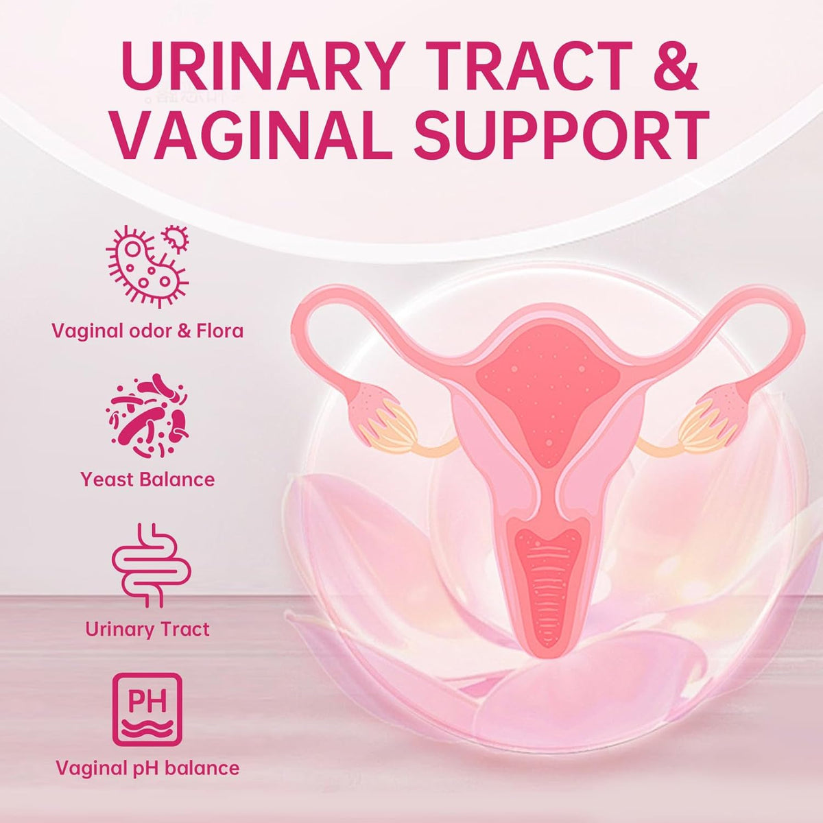 DVO Vaginal Probiotics for Women,pH Balance,60 Billion CFU with Prebiotics & Lactobacillus,Healthy Odor, Yeast Balance & Flora Support for Immune Health 90 Count
