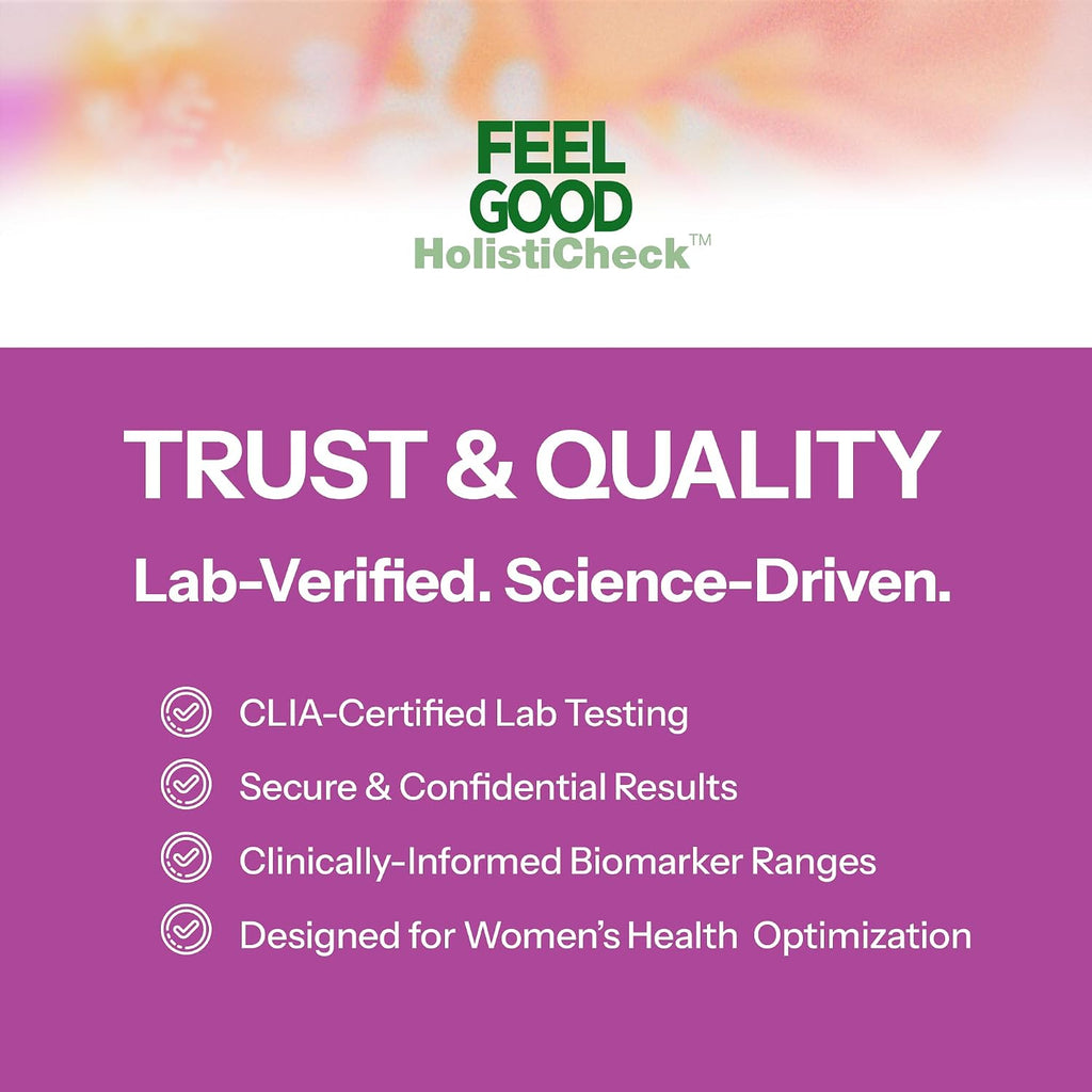 Feelgood HolistiCheck™ Women's Wellness Test, at-Home Sample Collection Kit