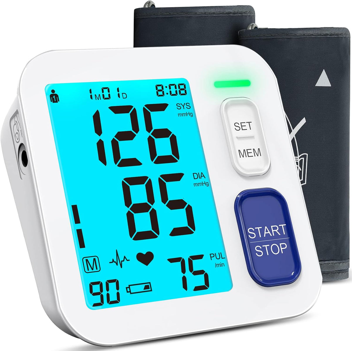Blood Pressure Monitors for Home Use, 9-17'' & 13-21'' Extra Large Cuffs
