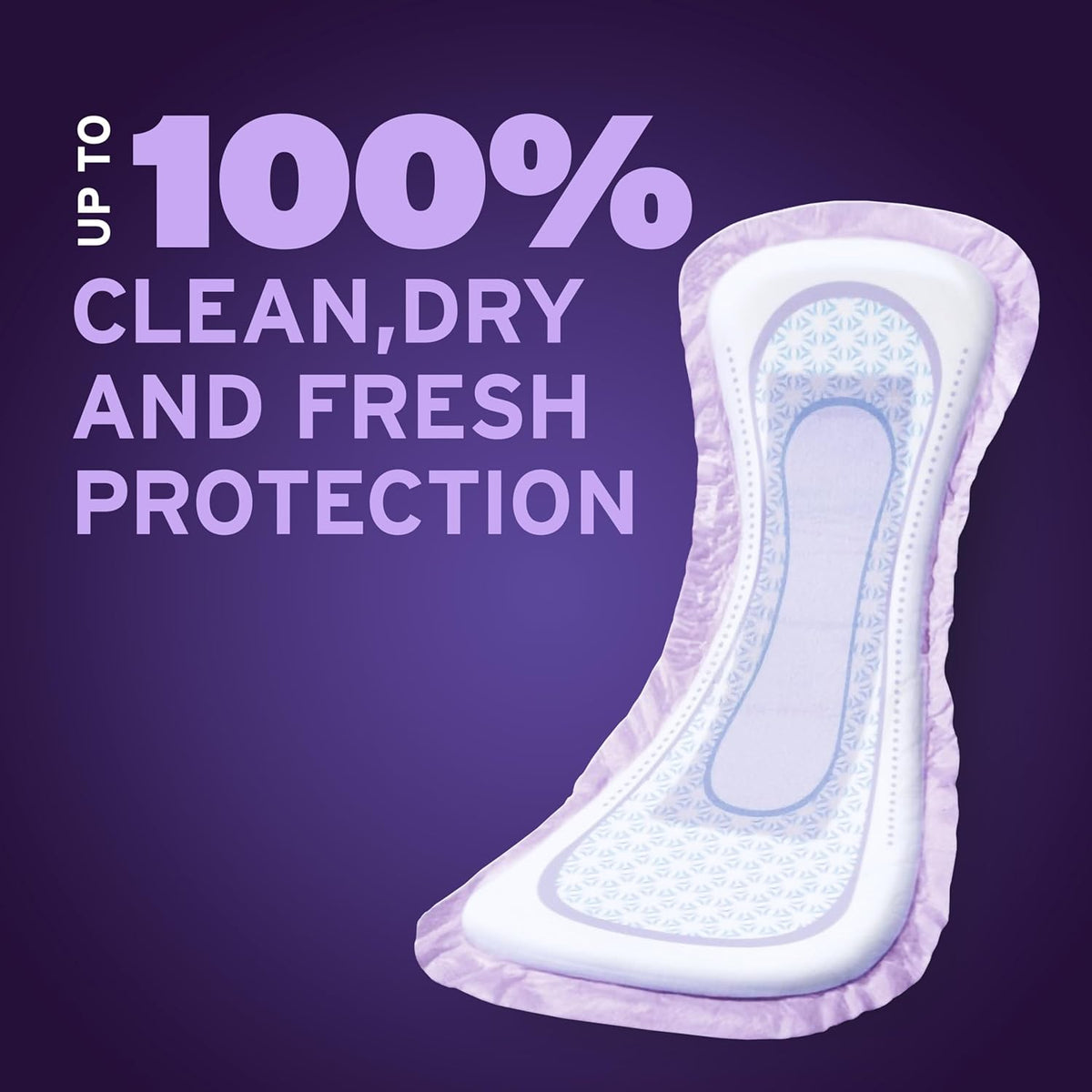 Poise Overnight Incontinence & Postpartum Pads for Bladder Leaks, 8 Drop Extra Coverage, 96 Count, Packaging May Vary