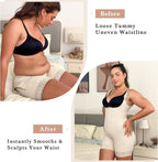 YIANNA Fajas Colombianas Shapewear for Women Postpartum Tummy Control Body Shaper Butt Lifter Bodysuit