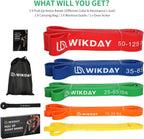 WIKDAY Resistance Bands for Working Out with Door Anchor