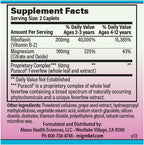 Children's MigreLief® - Triple Therapy with Puracol™ - Nutritional Support for Pediatric Migraine Sufferers - 60 Caplets/1 Month Supply
