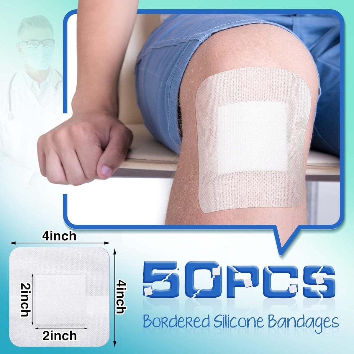 Gauze and Wound Dressings Sterile 50 pieces