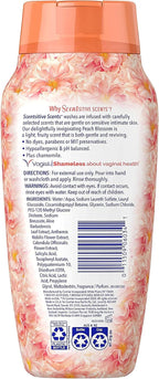 VAGISIL Scentsitive Scents Daily Intimate Feminine Vaginal Wash, Peach Blossom, 12 Fluid Ounce / 354ml