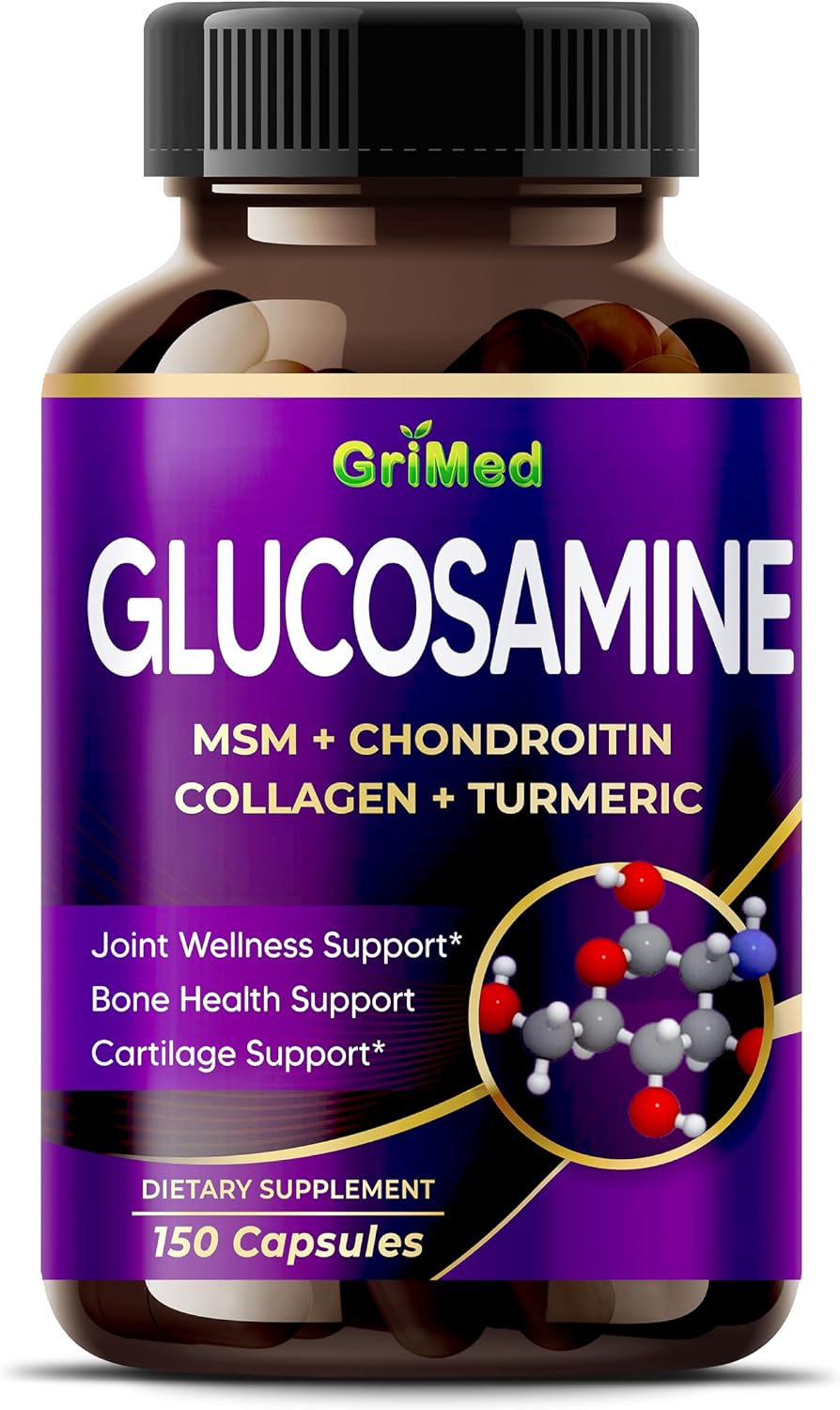 GriMed Glucosamine Complex 8-in-1 with MSM & Chondroitin, 150 Capsules
