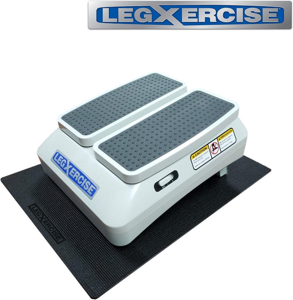 LegXercise & Ellipse Non-Slip Mat Black