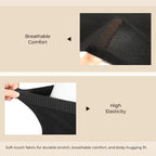 Carer Pack of 4 Disposable Panties Postpartum High Waist Briefs Breathable and Elastic for Pregnancy, Postpartum and Caesarean Section, Black/White, XXL