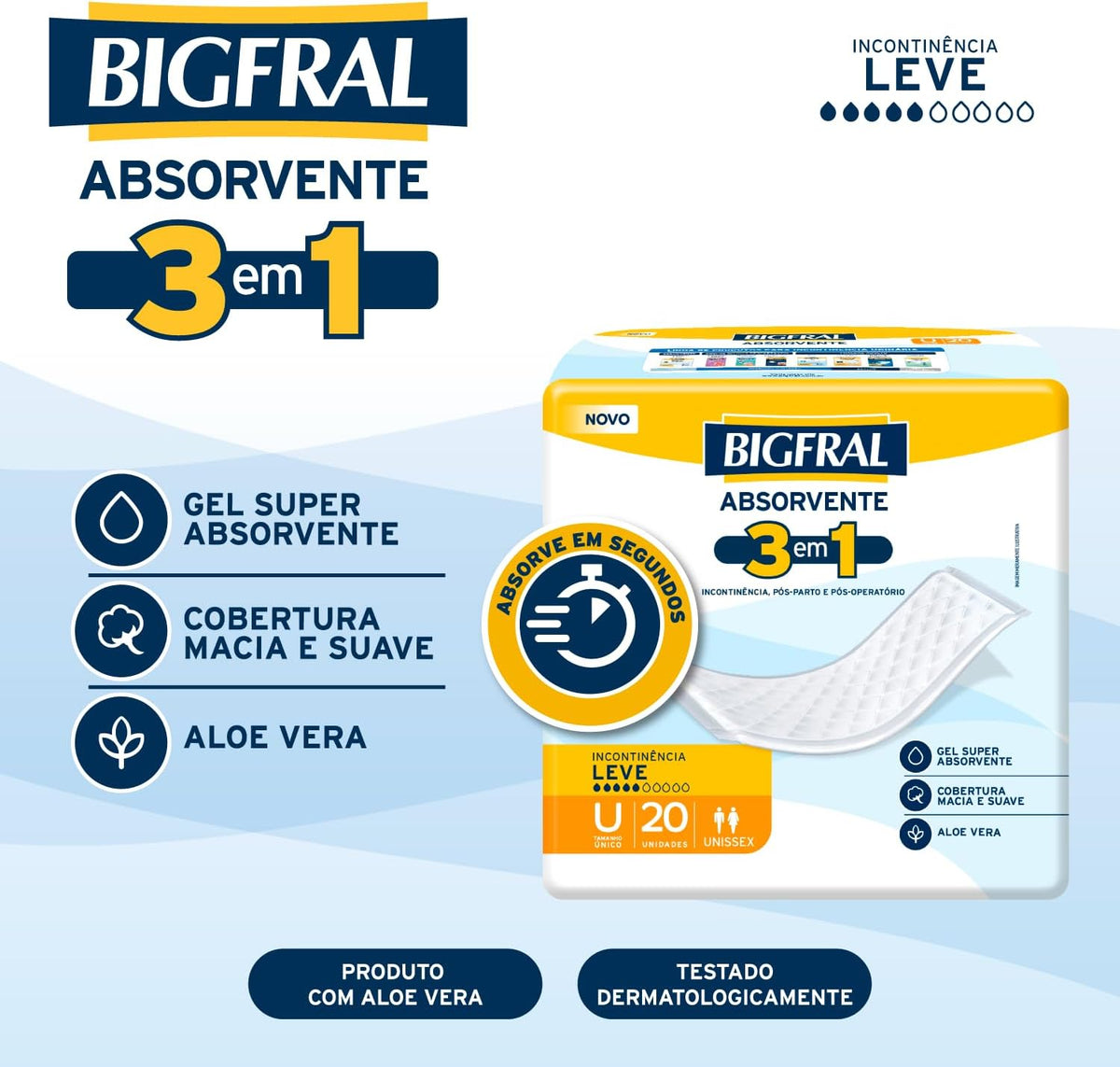 Bigfral Sanitary Pads 20 pieces