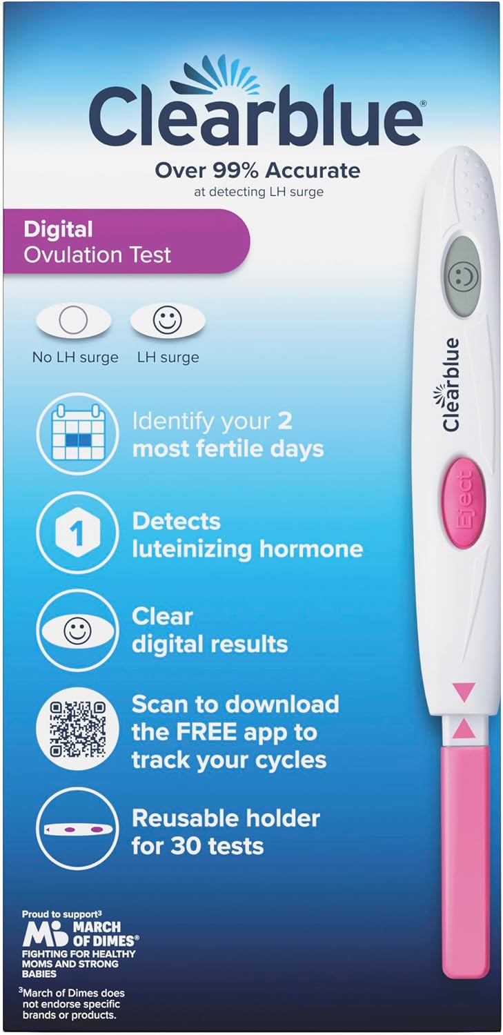 Clearblue Digital Ovulation Test, 30 Count