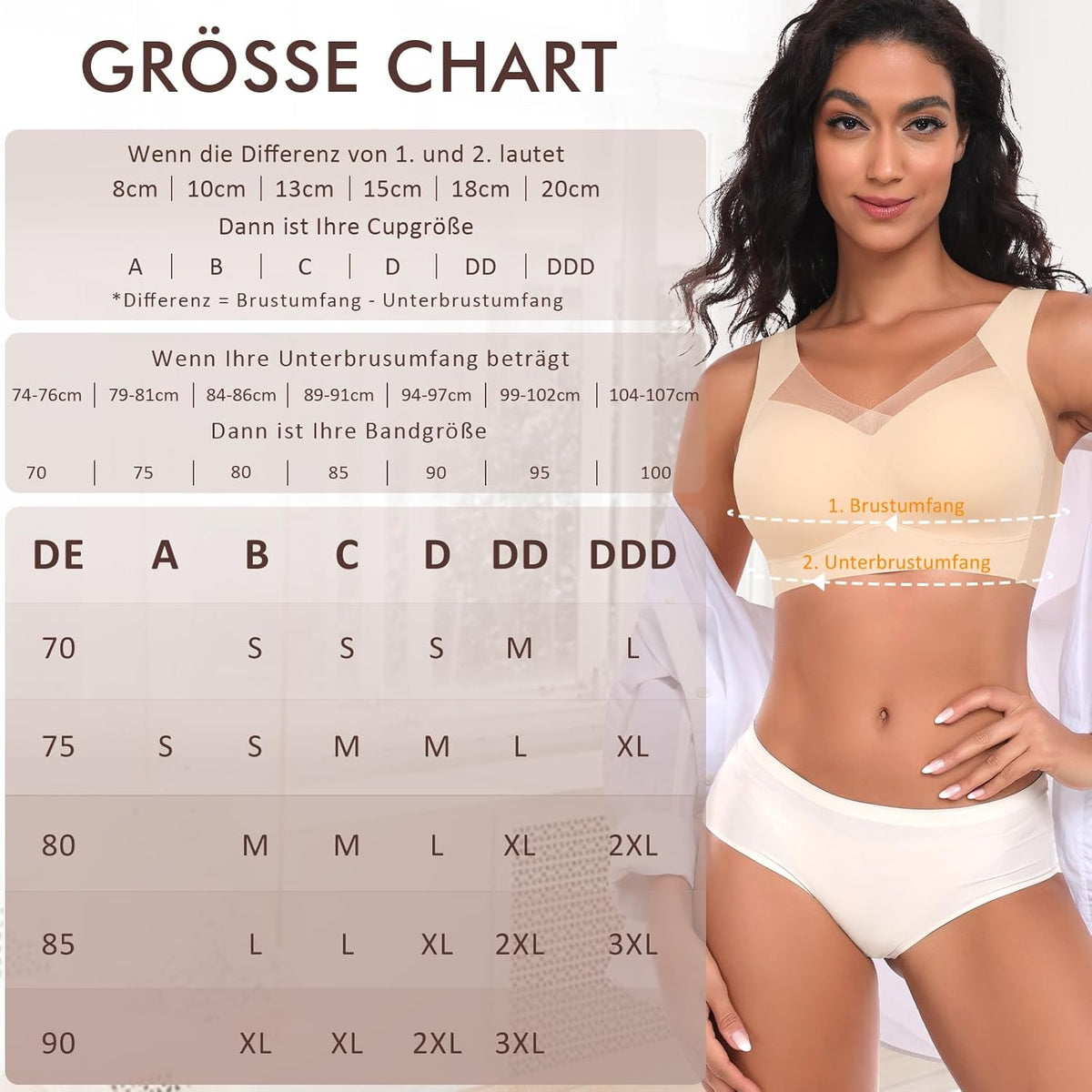 Damen-BH Bras Wire-Free